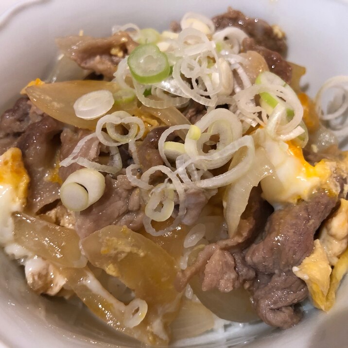 めんつゆで簡単！他人丼